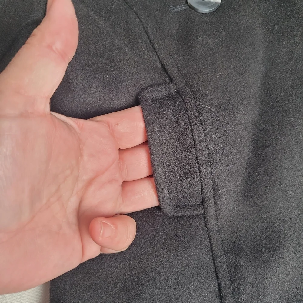 Old Navy Infant Size 12-18 Month Black Peacoat